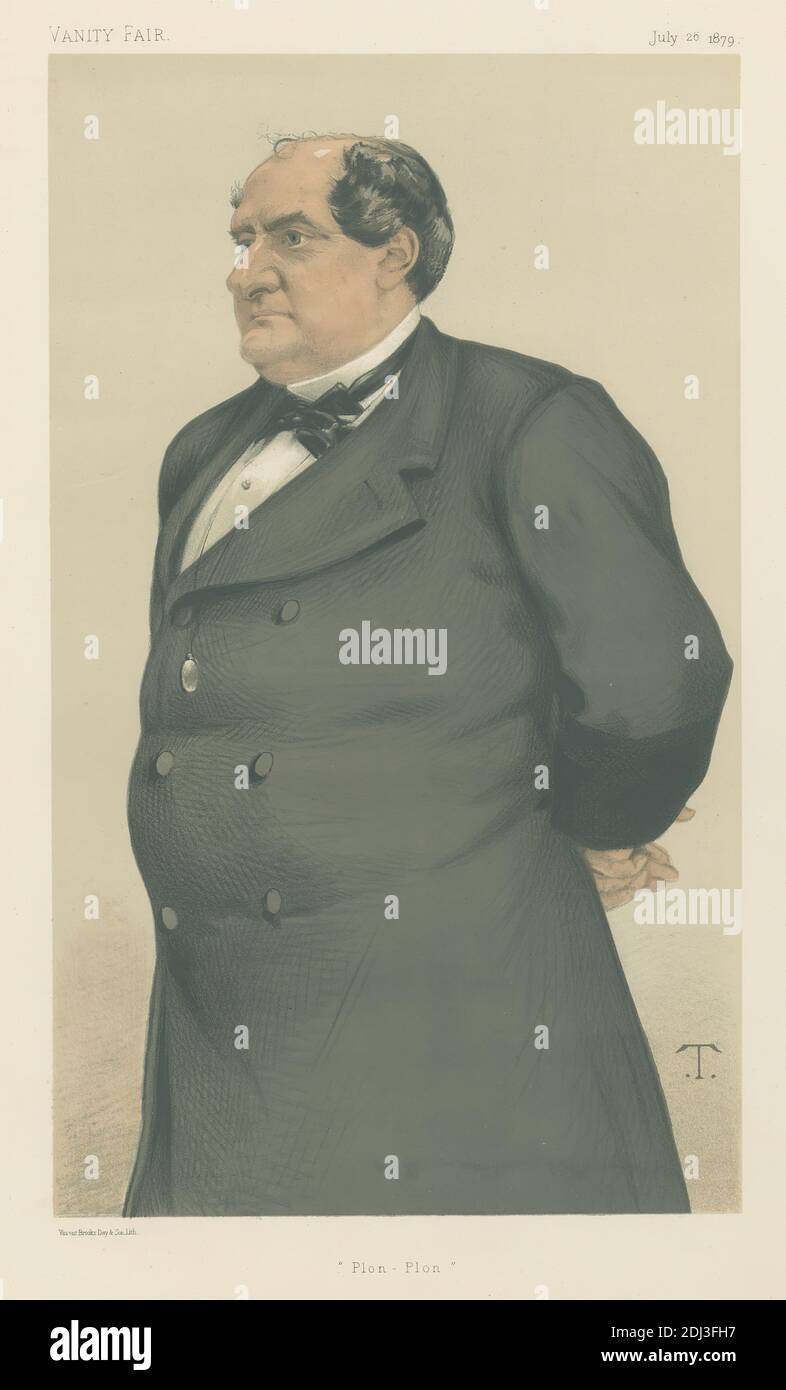Vanity Fair: Royal; 'Plon-Plon', Prince Jerome Napoleon, 26 luglio 1879, Theobald Chartran, 1849–1907, francese, 1879, Chromolithograph Foto Stock