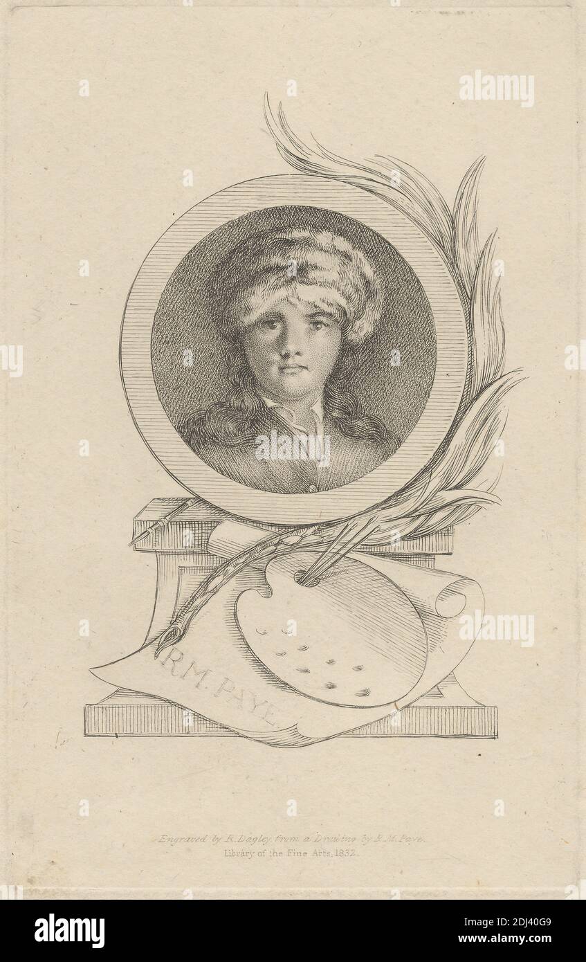 Richard Morton Paye, Stampa di Richard Dagley, ca. 1765–1841, inglese, dopo  Richard Morton Paye, 1750–1821, inglese, 1832, incisione e impresso su carta  in wove beige di spessore moderato, leggermente testurizzata, foglio: 11