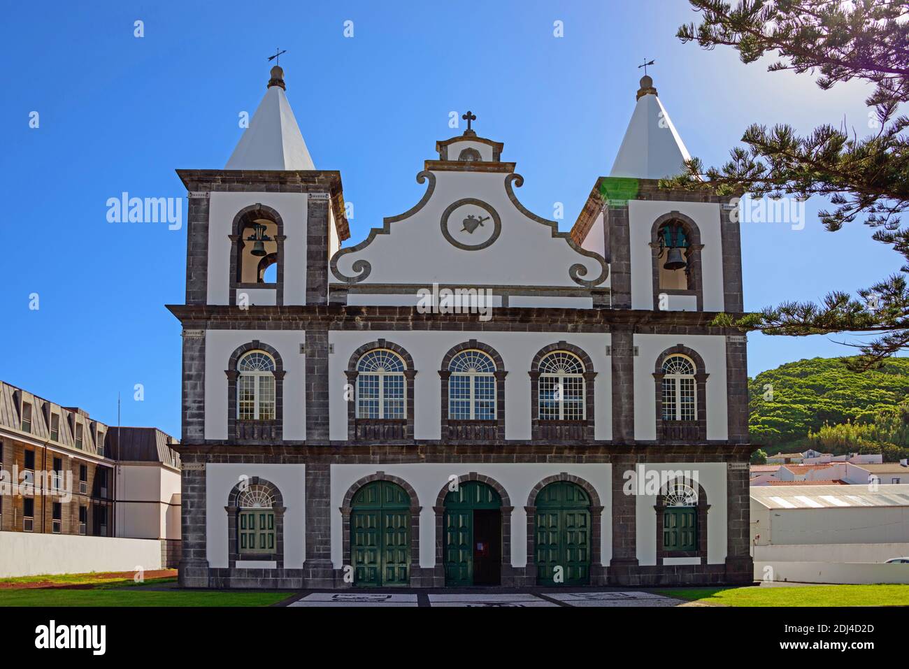 Kirche di Horta, Faial, Azoren, Portogallo / Ingreja de Nossa Angustias das Foto Stock