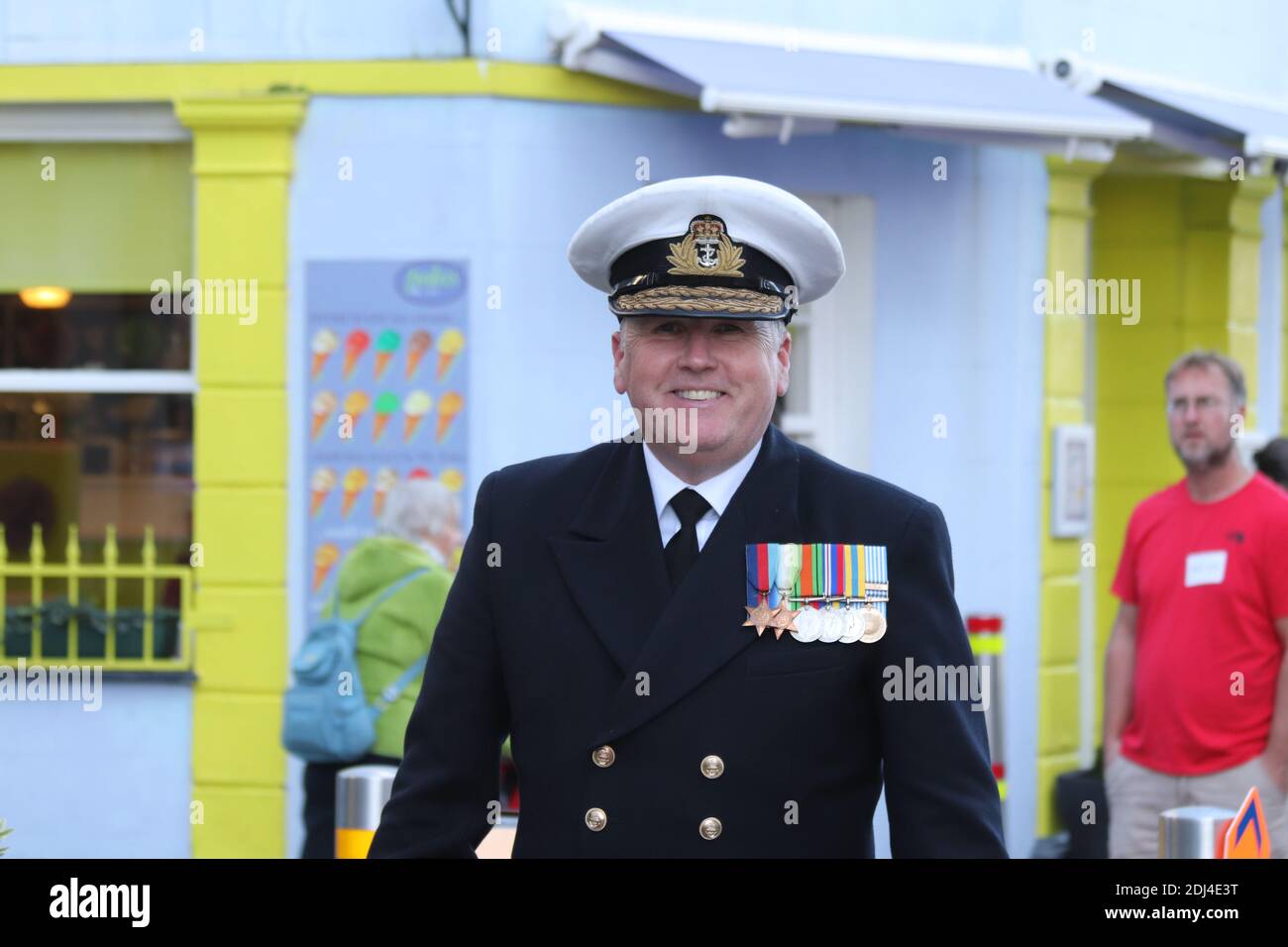 Netflix Drama la corona filmando l'investitura del principe Carlo ai castelli di Caernarfon, Galles del Nord Credit: Mike Clarke/ Alamy Foto d'archivio Foto Stock