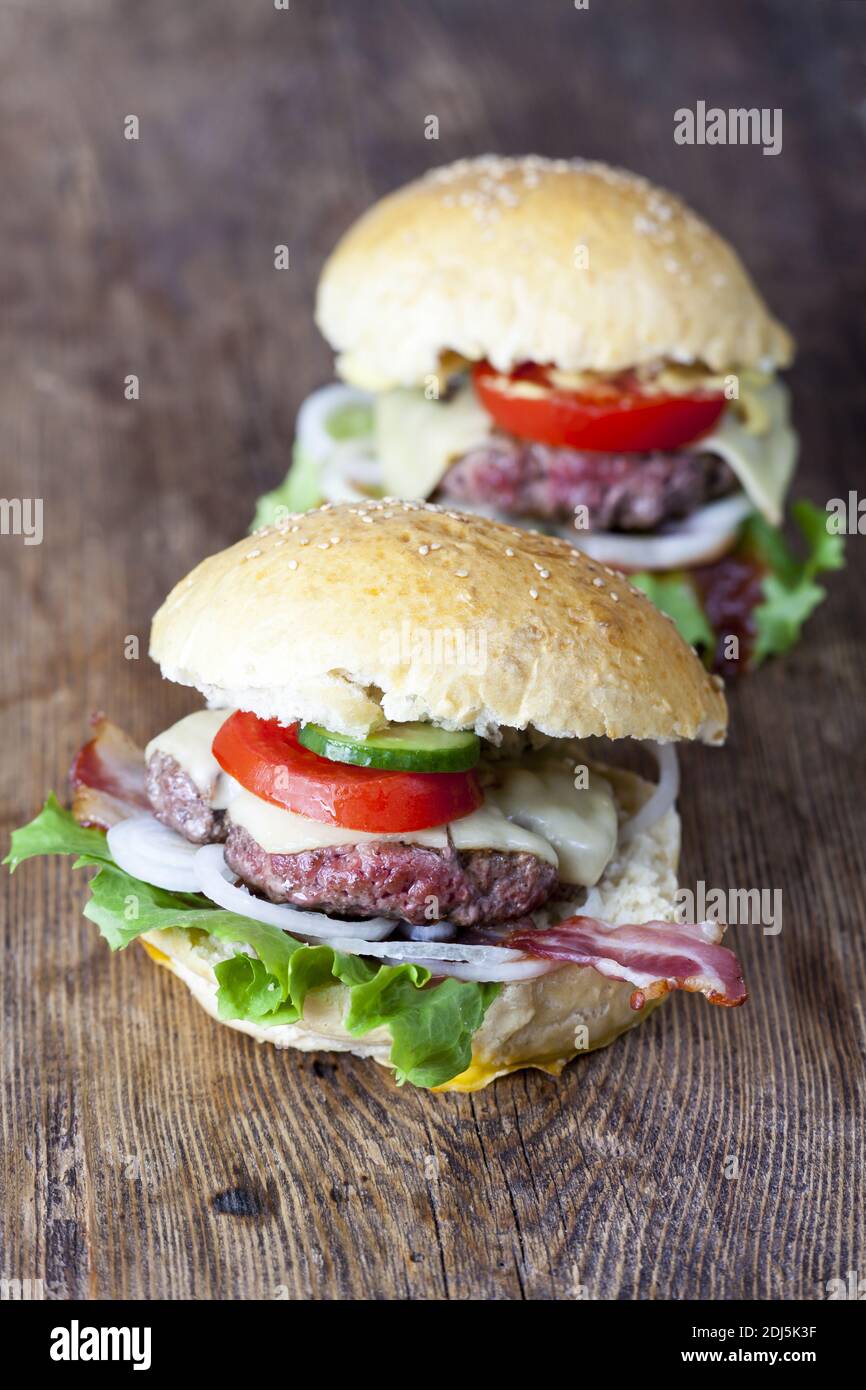 Hamburger Foto Stock