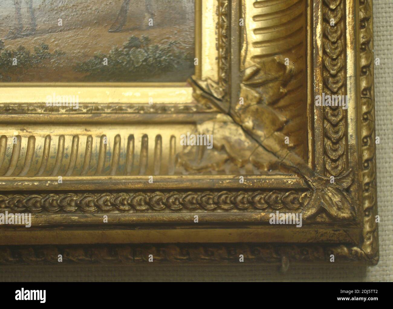 Inglese, Neoclassico Revival stile cornice, Unknown framemaker, 2 ° e 3 ° trimestre del 19 ° secolo, legno e compo, olio e acqua dorati e patinati Foto Stock