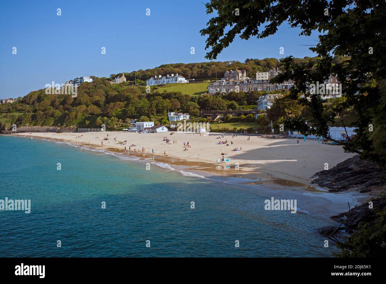 Porthminster spiaggia a St Ives, Cornovaglia Foto Stock