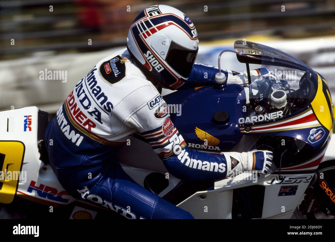 Wayne Gardner(AUS) Honda 500, 500 stagione moto 1986 Foto stock - Alamy