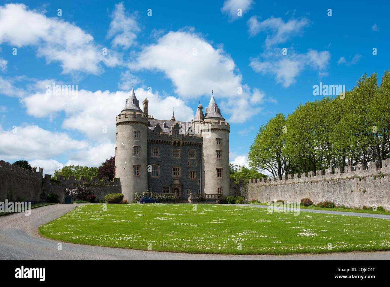 Schloss Killyleagh, Killyleagh, County Down, Nordirland, Grossbritannien , Castello di Killyleagh Foto Stock