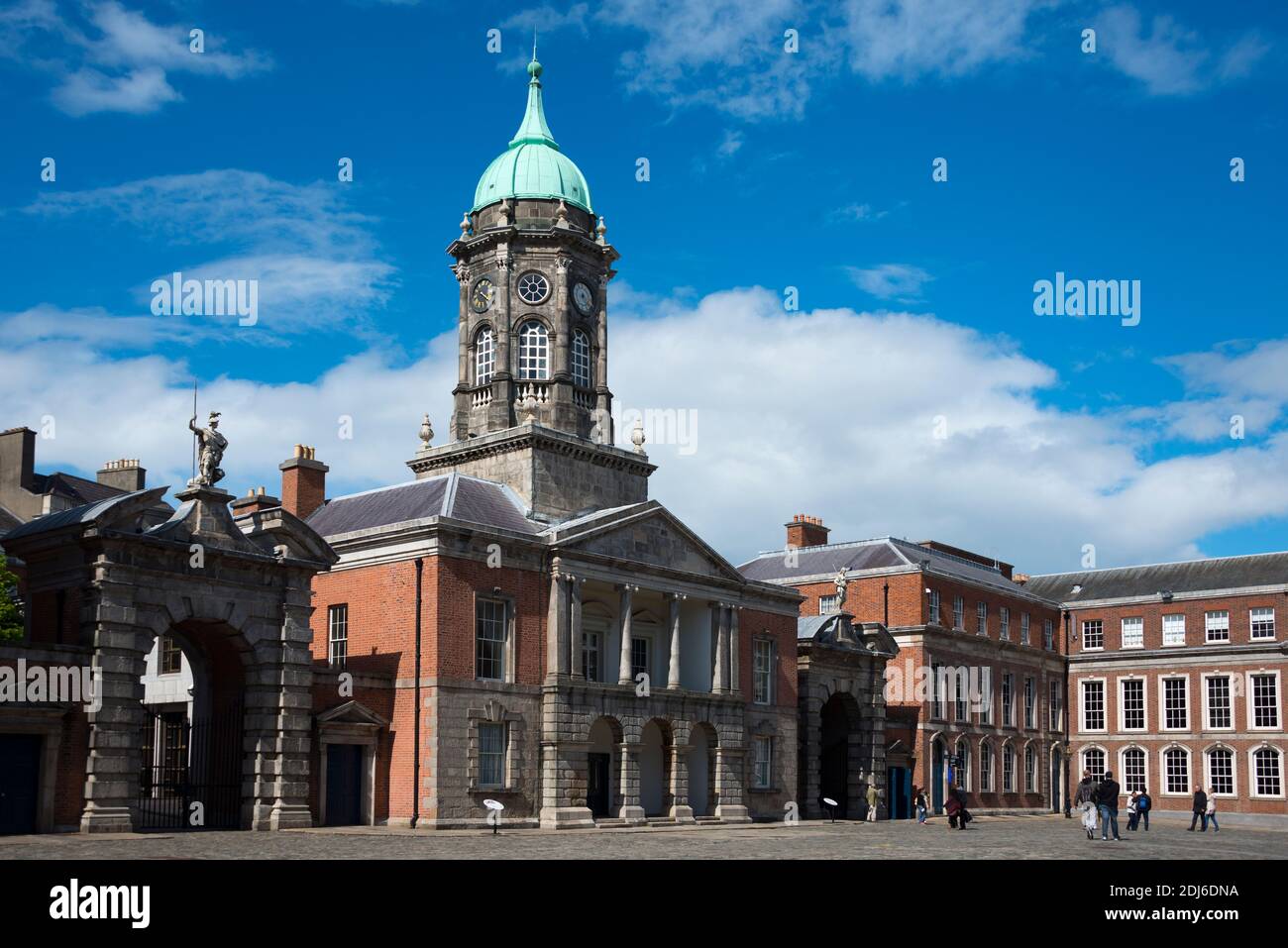 Schloss, il Castello di Dublino, Dublino, County Dublin, Irlanda, Grossbritannien Foto Stock