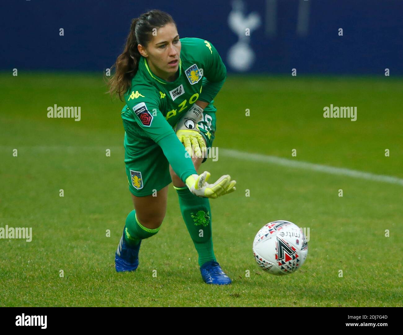 Barnet, Regno Unito. 13 Dicembre 2020. EDGWARE, INGHILTERRA - DICEMBRE 13: Lisa Weiß di Aston Villa Ladies FC durante Barclays fa Women's Super League tra Tottenham Hotspur e Aston Villa Women all'Hive Stadium, Edgware, Regno Unito il 13 Dicembre 2020 Credit: Action Foto Sport/Alamy Live News Foto Stock