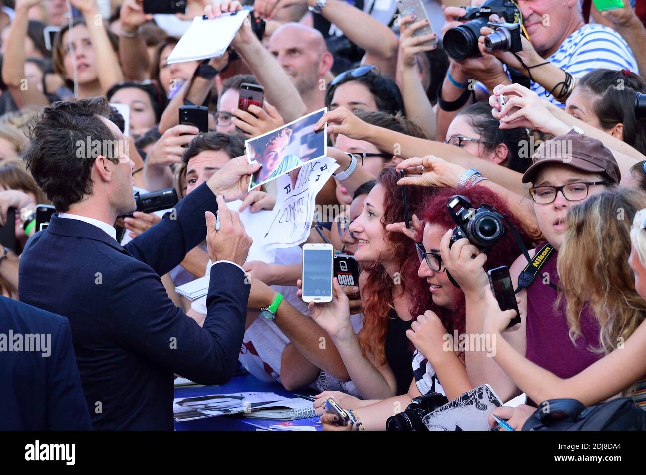 Jude Law partecipa alla Premiere 'il giovane Papa' al Lido di Venezia, nell'ambito del 73a Mostra, Festival Internazionale del Cinema di Venezia, il 03 settembre 2016. Foto di Aurore Marechal/ABACAPRESS.COM Foto Stock