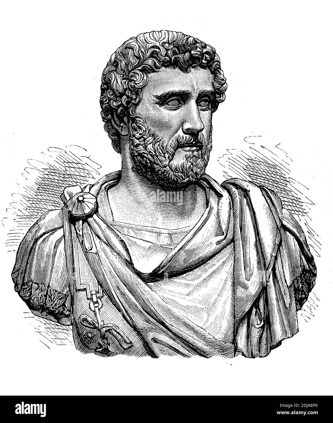 Le meditazioni di Marco Aurelio Antonino : Marco Aurelio, imperatore di  Roma, 121-180 Foto stock - Alamy