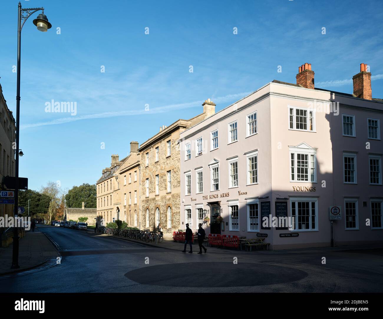 Il Kings Arms pub, centro di Oxford, Inghilterra. Foto Stock