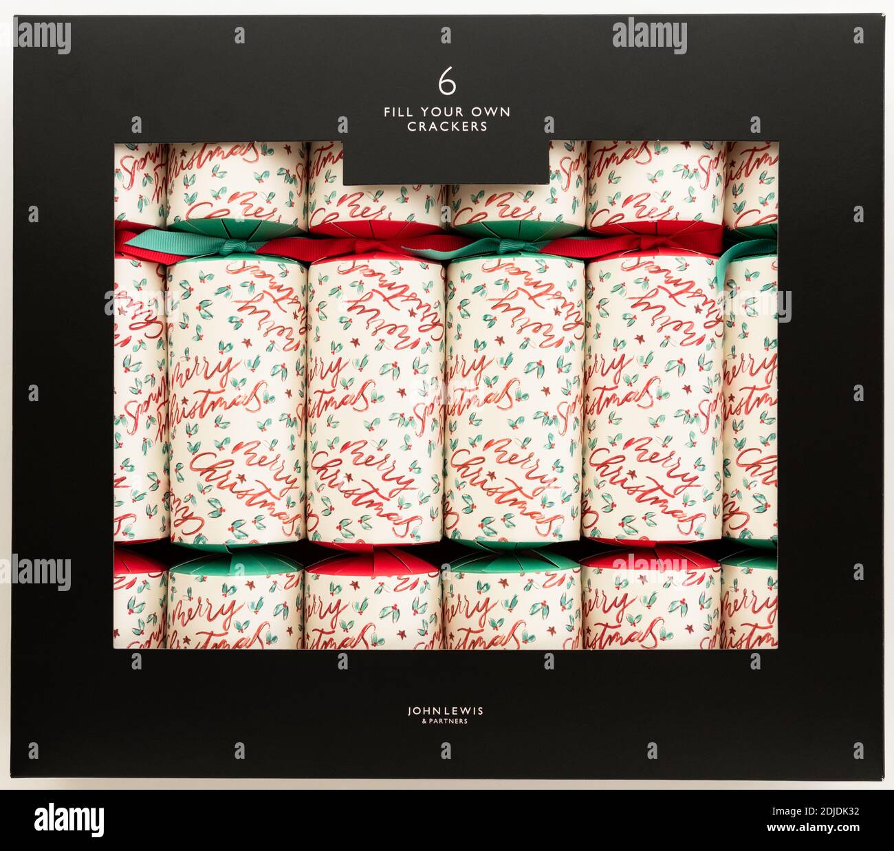 Box of Fill Your Own Christmas Crackers - John Lewis - REGNO UNITO Foto Stock