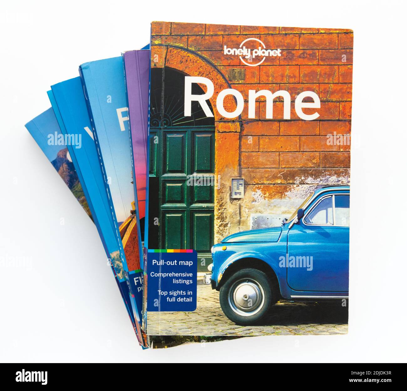 Libro di Lonely Planet Travel Guide di Roma Foto Stock