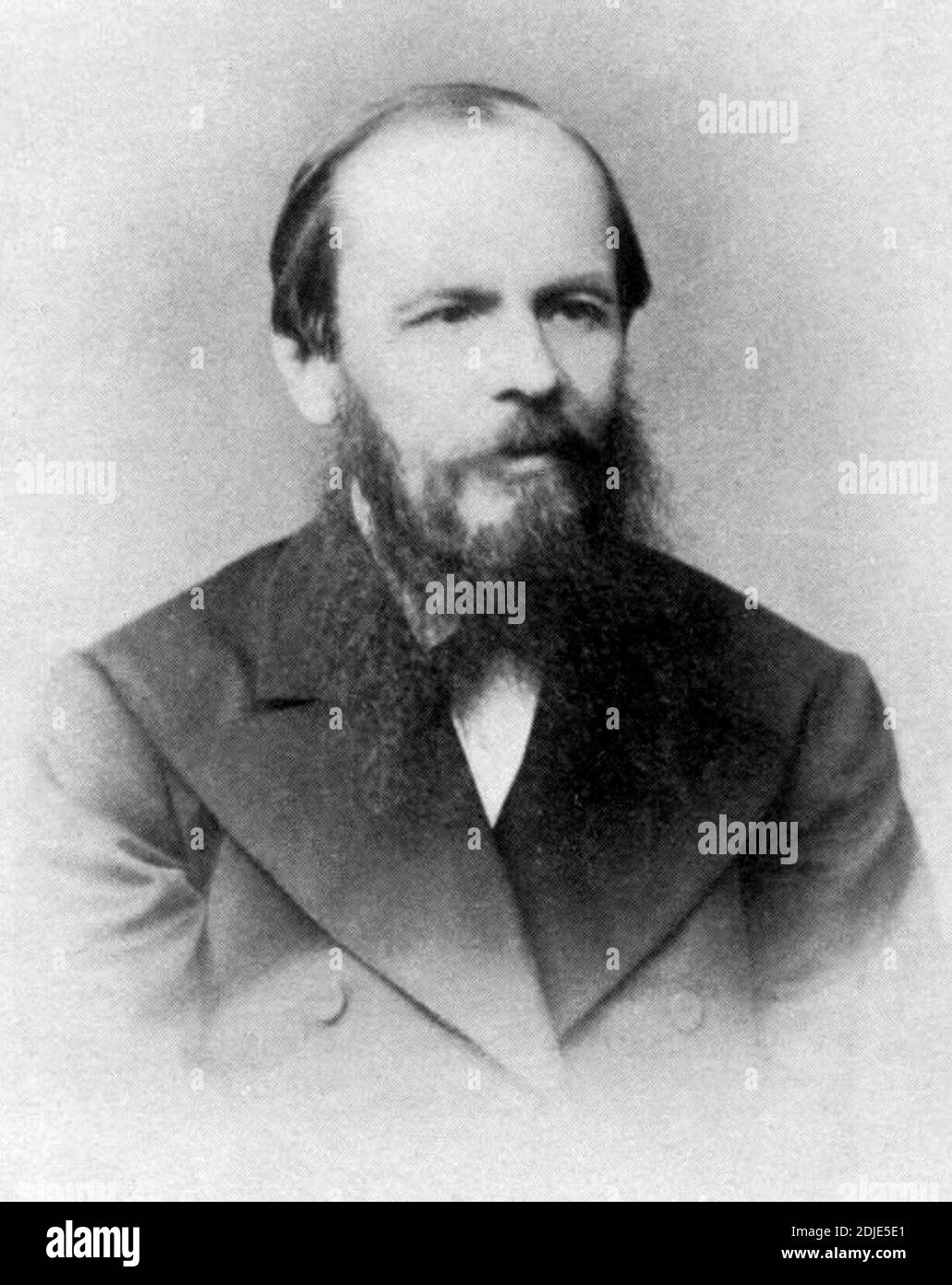 Fyodor Dostoyevsky nel 1876. Foto Stock