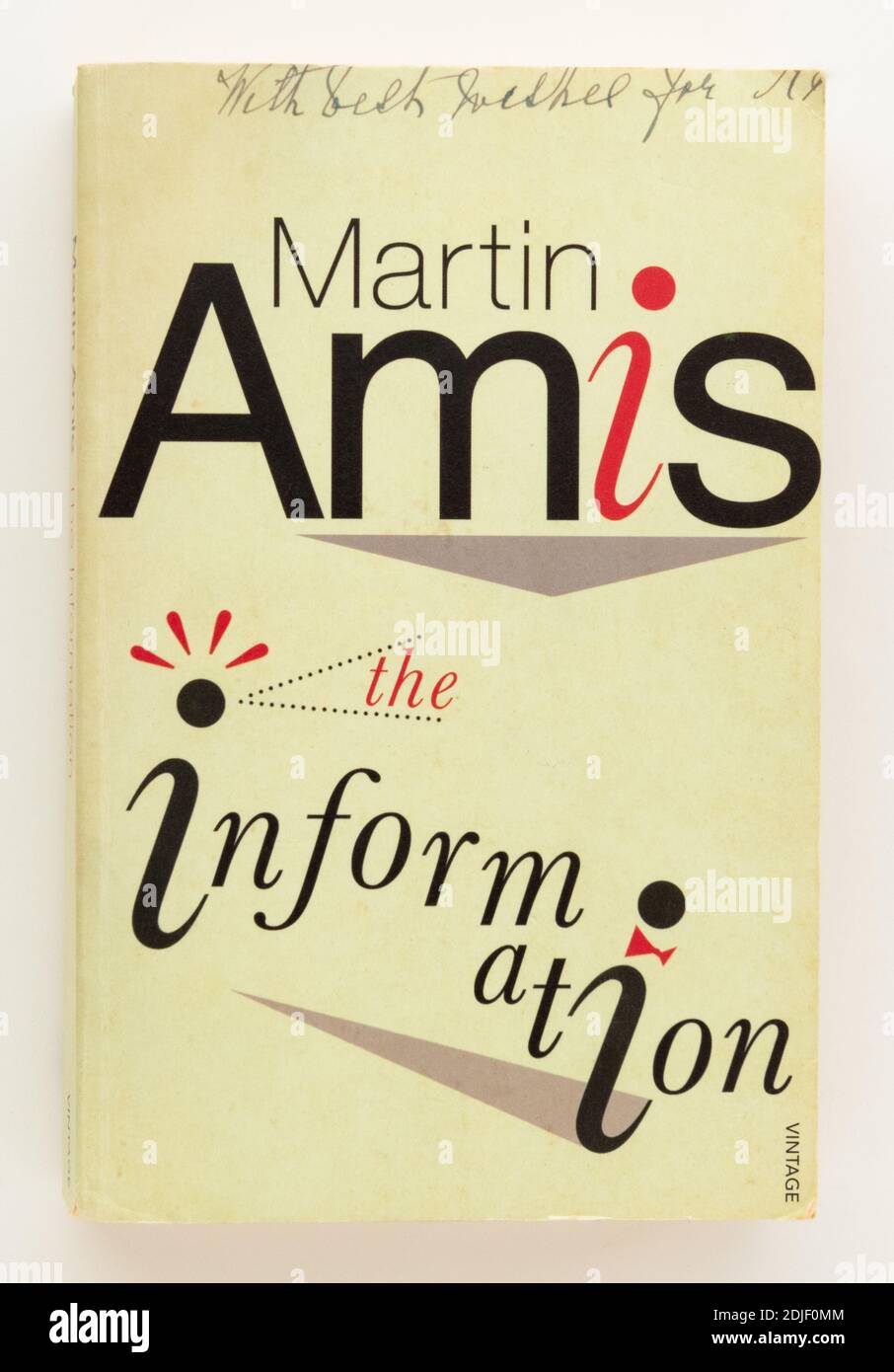 Martin Amis libro - le informazioni Foto Stock