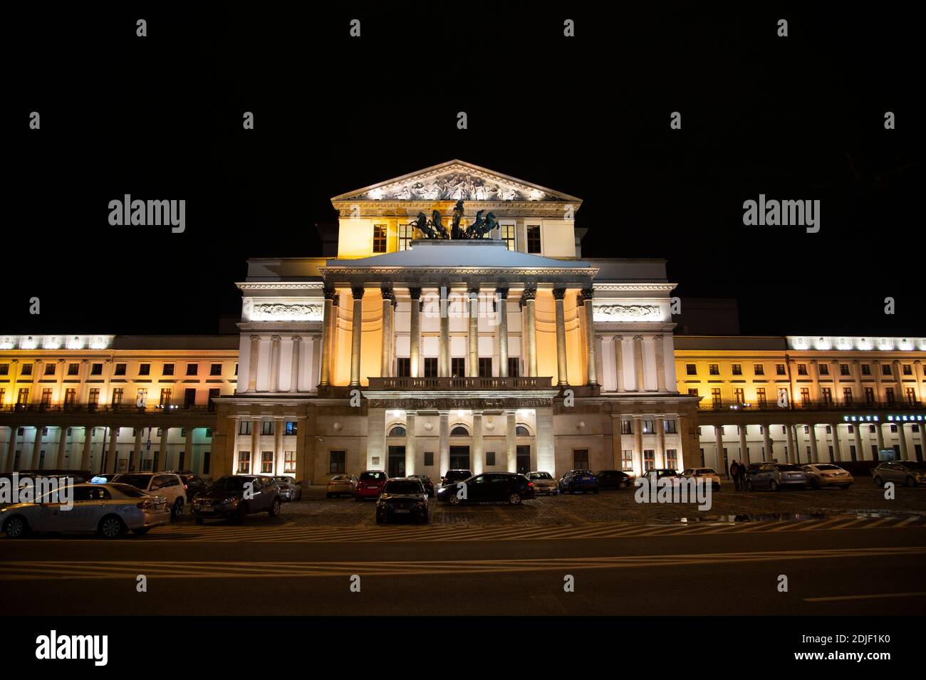 Teatro dell'Opera e Teatro Narodowy, Varsavia, Polonia (Foto di Casey B. Gibson) Foto Stock