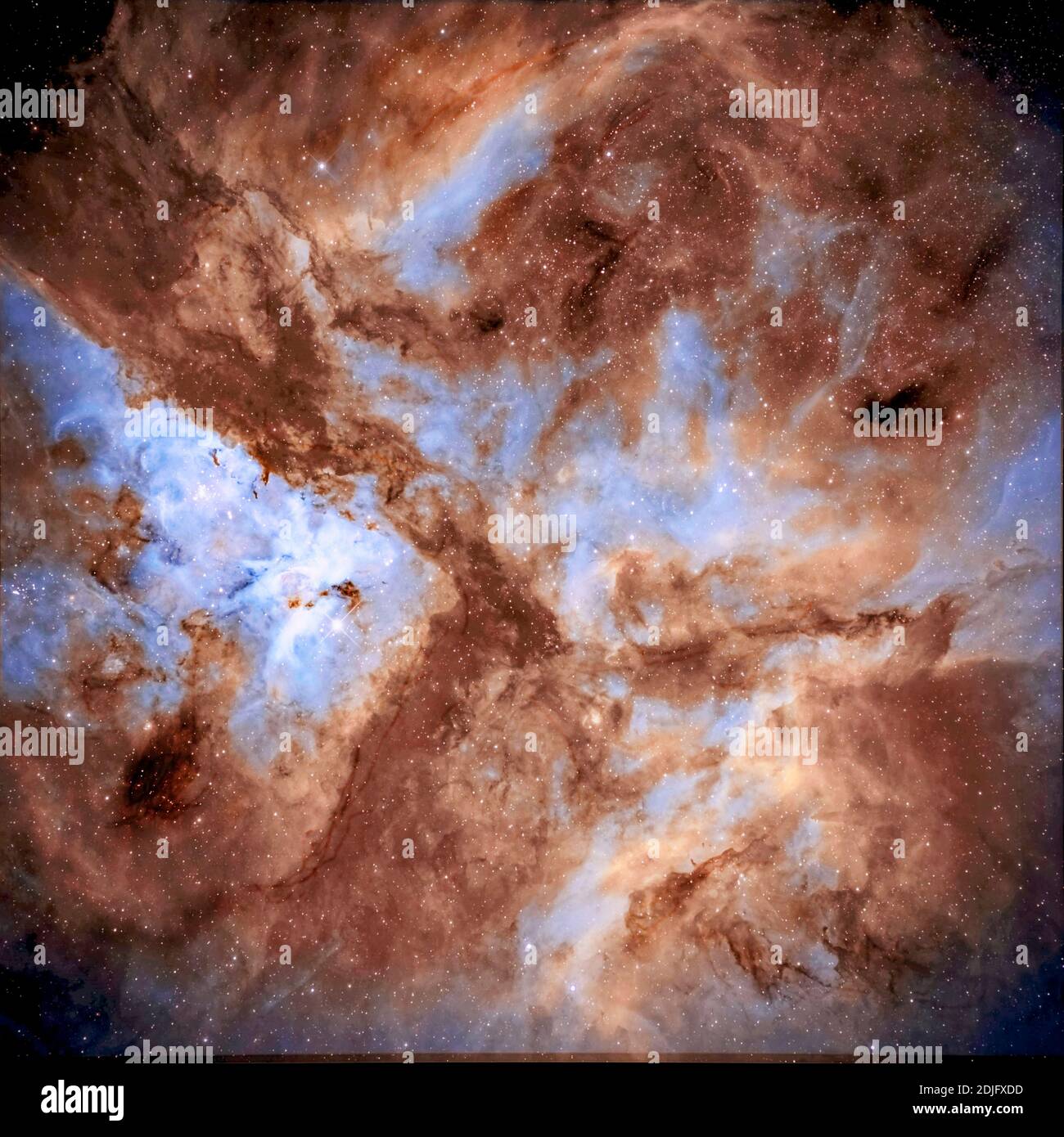 Astrofotografia - NGC3337 ETA Carina Nebula Foto Stock