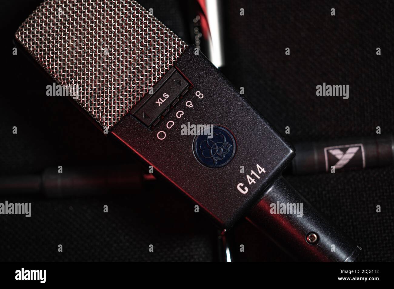 AKG Microfono Foto Stock