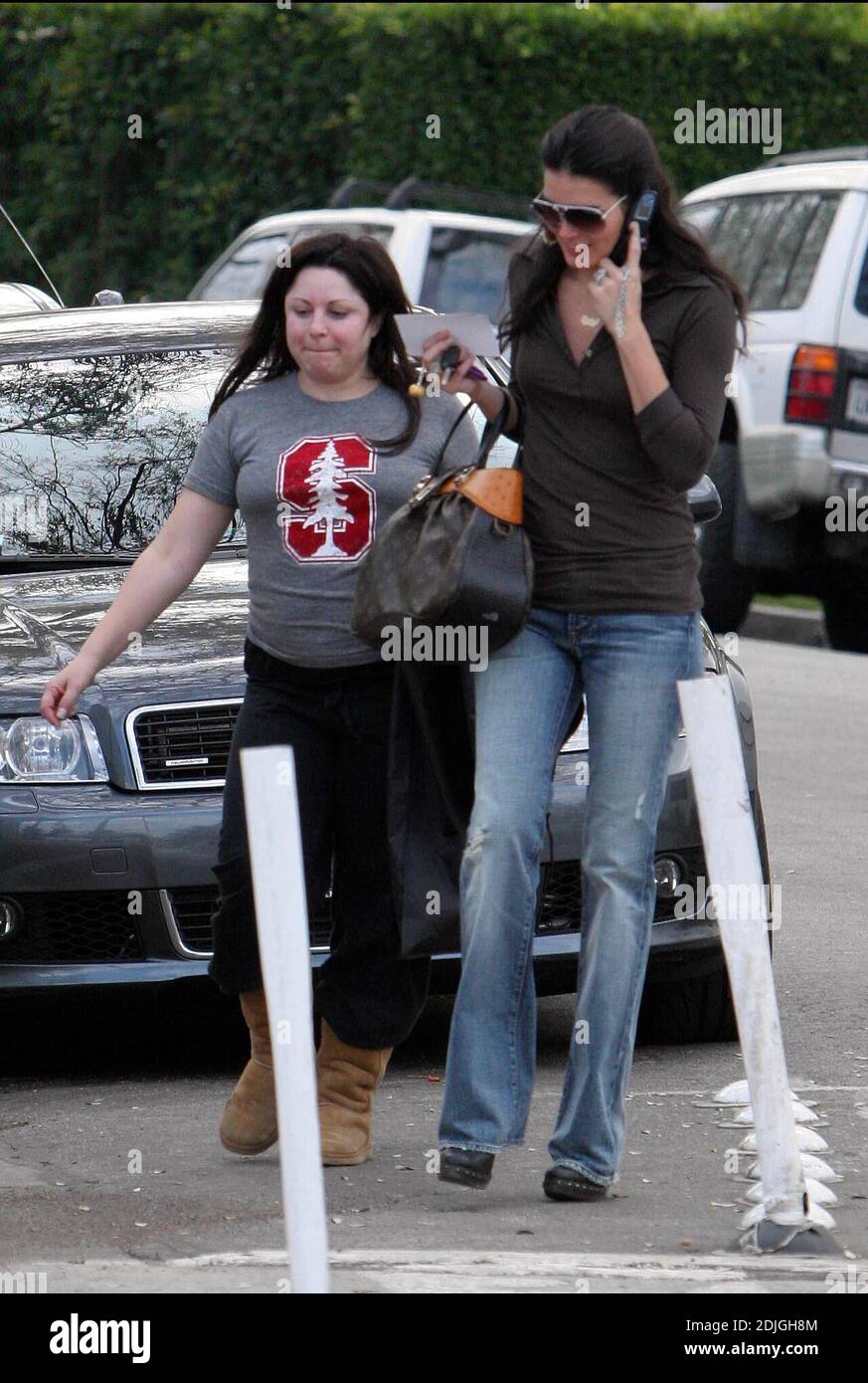 Esclusiva!! Negozi di Angie Harmon su Melrose Avenue a Los Angeles, California. 1/25/06 Foto Stock