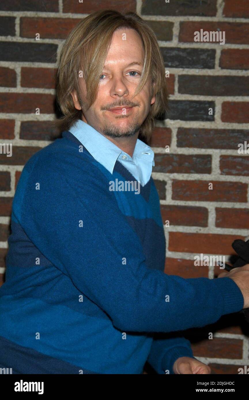 Denzel Washington, David Spade e Teddy Geiger al Late Show con David Letterman al ed Sullivan Theatre - New York, New York 3/20/03 Foto Stock