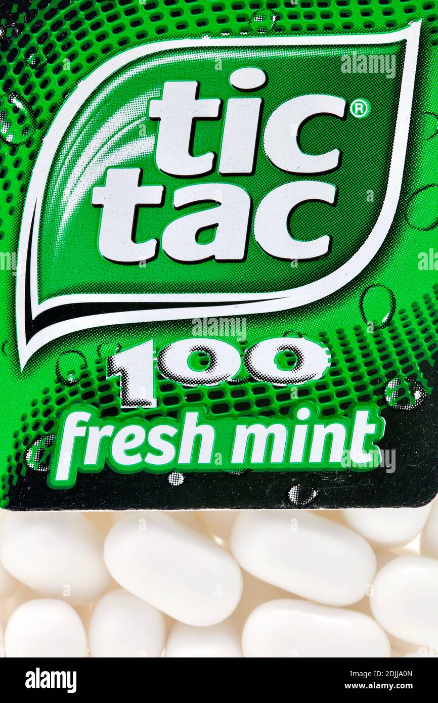 Tic TAC fresco zecca Foto Stock