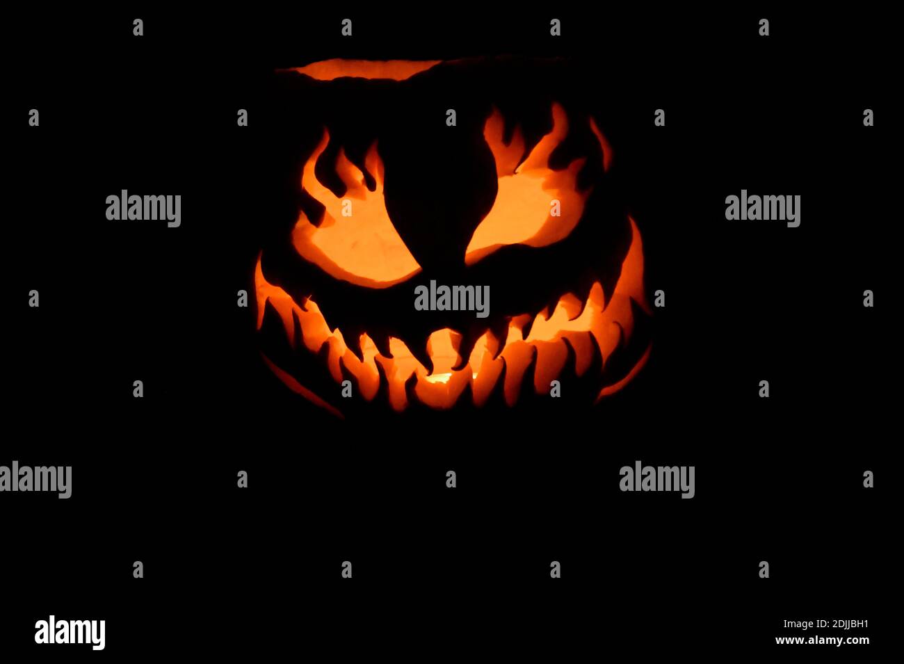 Il male Jack-o'-Lanterna Foto Stock