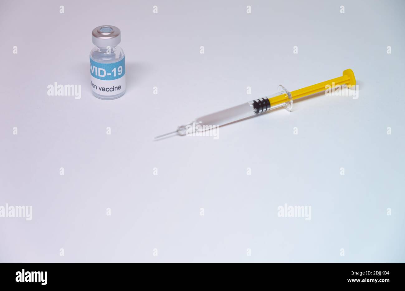 Vaccino Covid-19. Concetto sanitario e medico Foto Stock