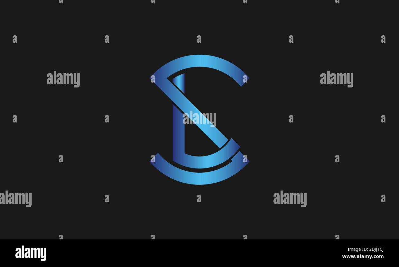 Logo S , L , SL , LS letter e monogramma. Lettera iniziale SL/ls logotipo nome azienda design. Illustrazione Vettoriale