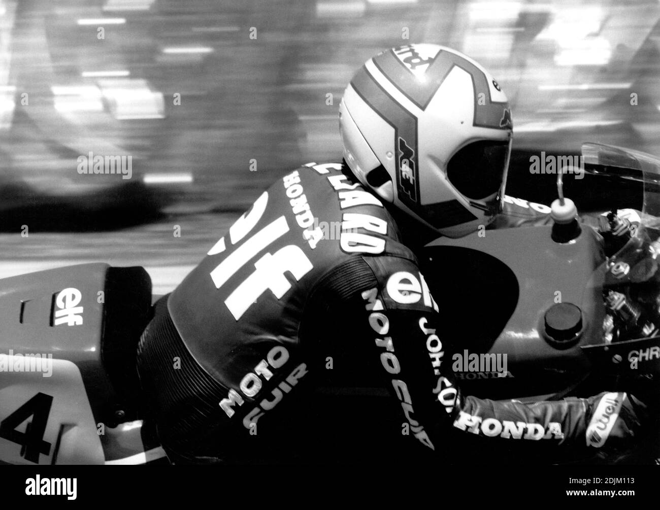 Christian le Liard (FR), Elf 500, Moto GP 1984 Foto Stock