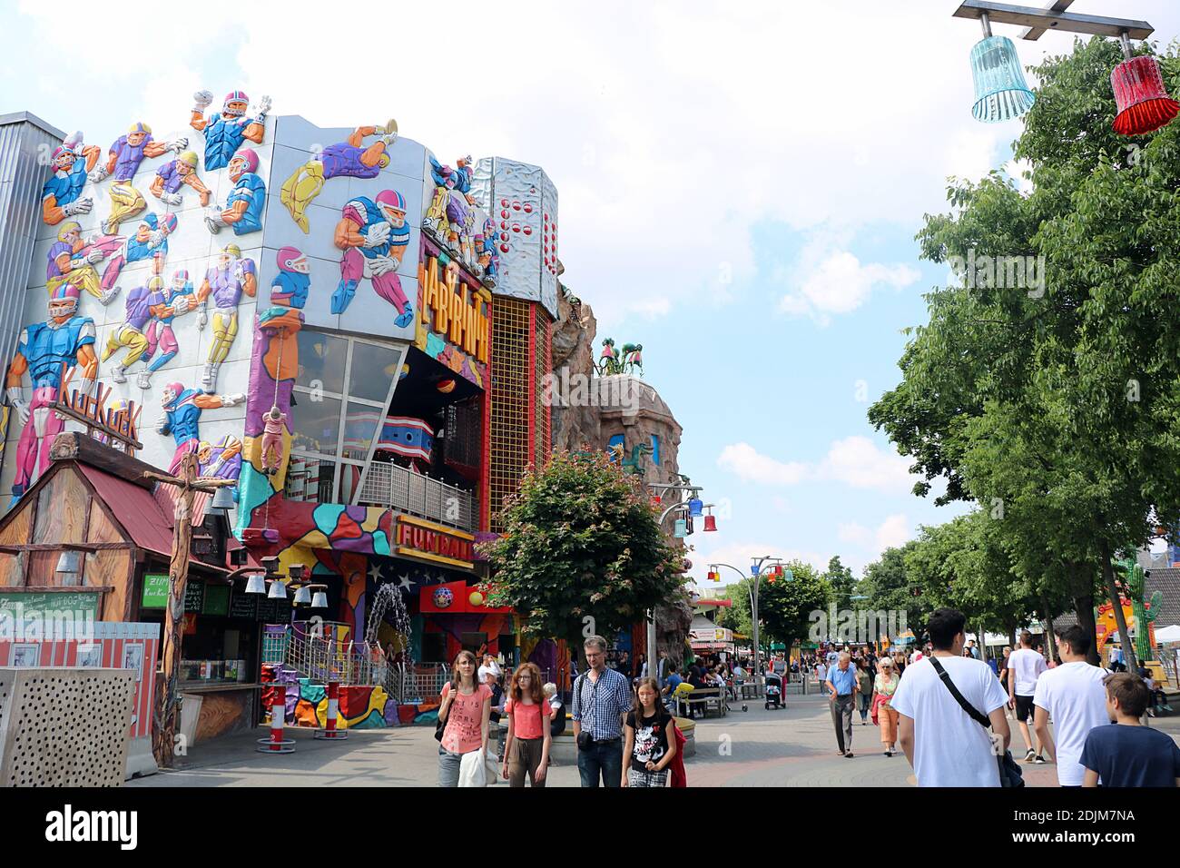 Prater: Divertimento a Vienna Foto Stock