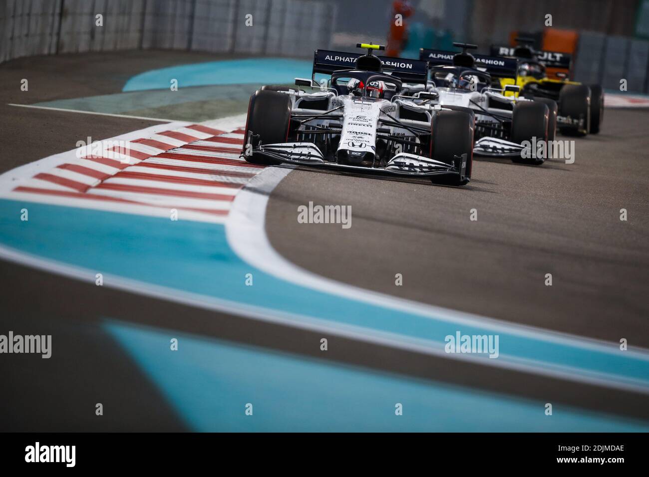 GASLY Pierre (fra), Scuderia AlphaTauri Honda AT01, KVYAT Daniil (rus), Scuderia AlphaTauri Honda AT01, azione durante la forma / LM Foto Stock
