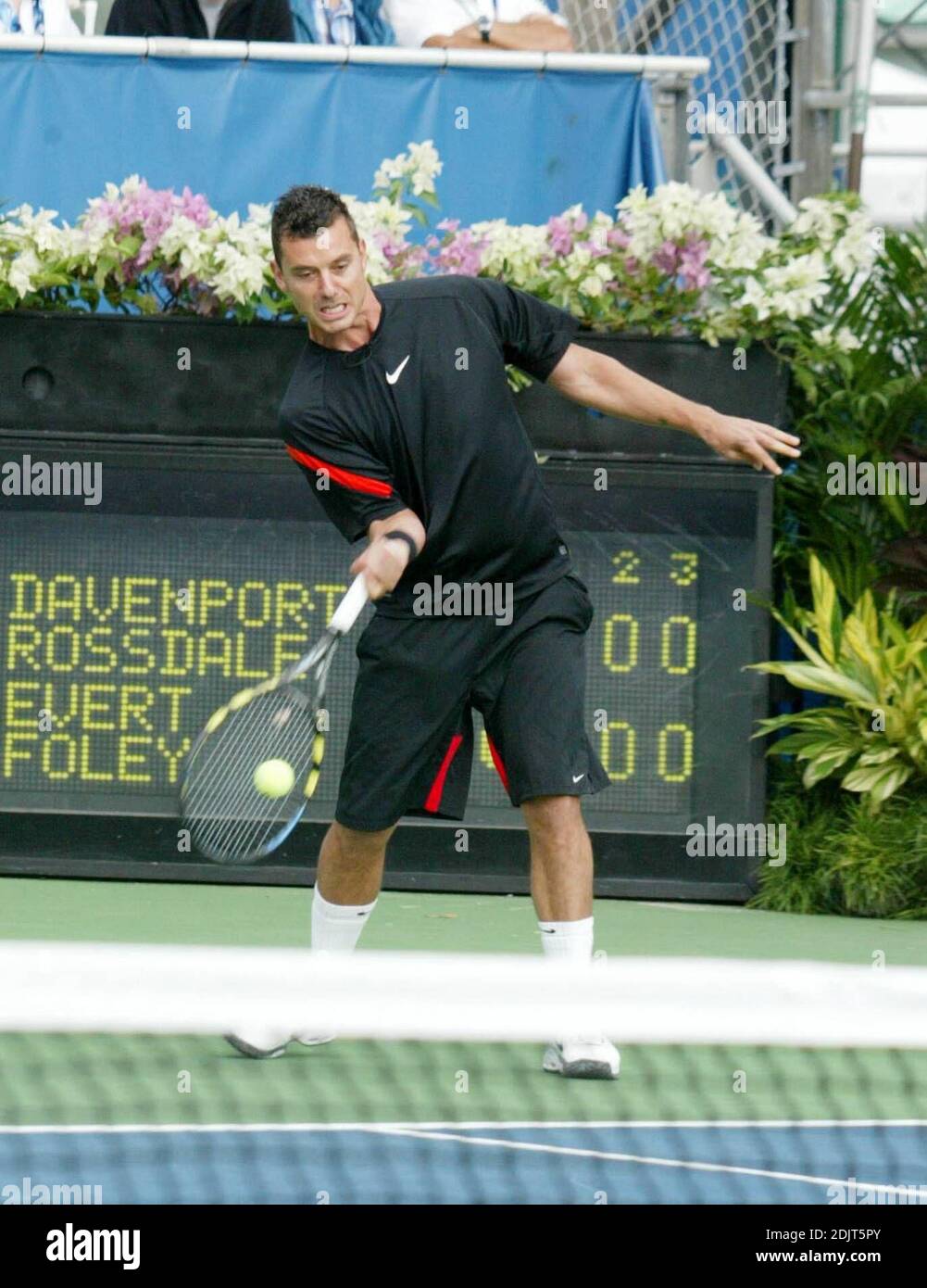 Chris Evert/Raymond James Pro-Celebrity Tennis Event, Delray Beach, Florida. 11/04/06 Foto Stock
