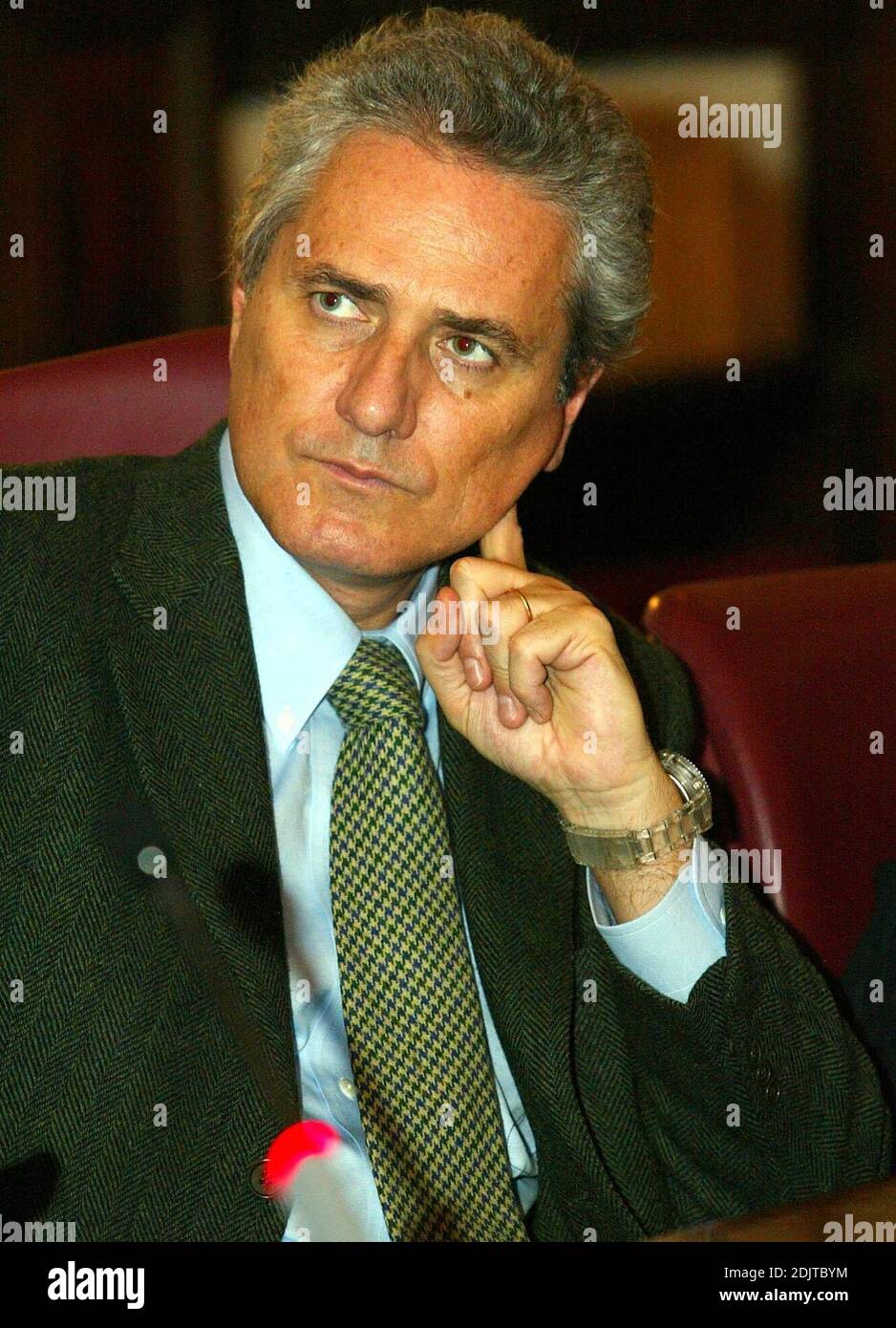 Francesco Rutelli, Ministro della Cultura e Vice Presidente della Repubblica Italiana, Roma, Italia, 11/21/06 Foto Stock