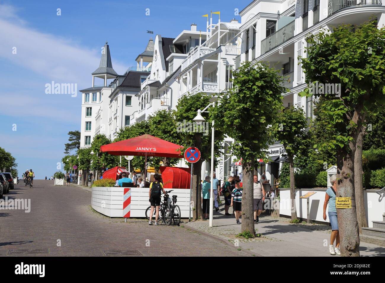 Germania, Mar Baltico, Meclemburgo-Pomerania occidentale, Isola di Ruegen, Ostseebad Sellin, Ruegen Foto Stock