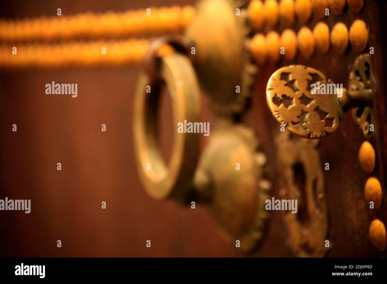 La casa Muadin (Casa El-Muadin), casa con cortile e quattro pilastri del 18 ° secolo, apparteneva al ministro Seffar (El-Seffar) in seguito Foto Stock