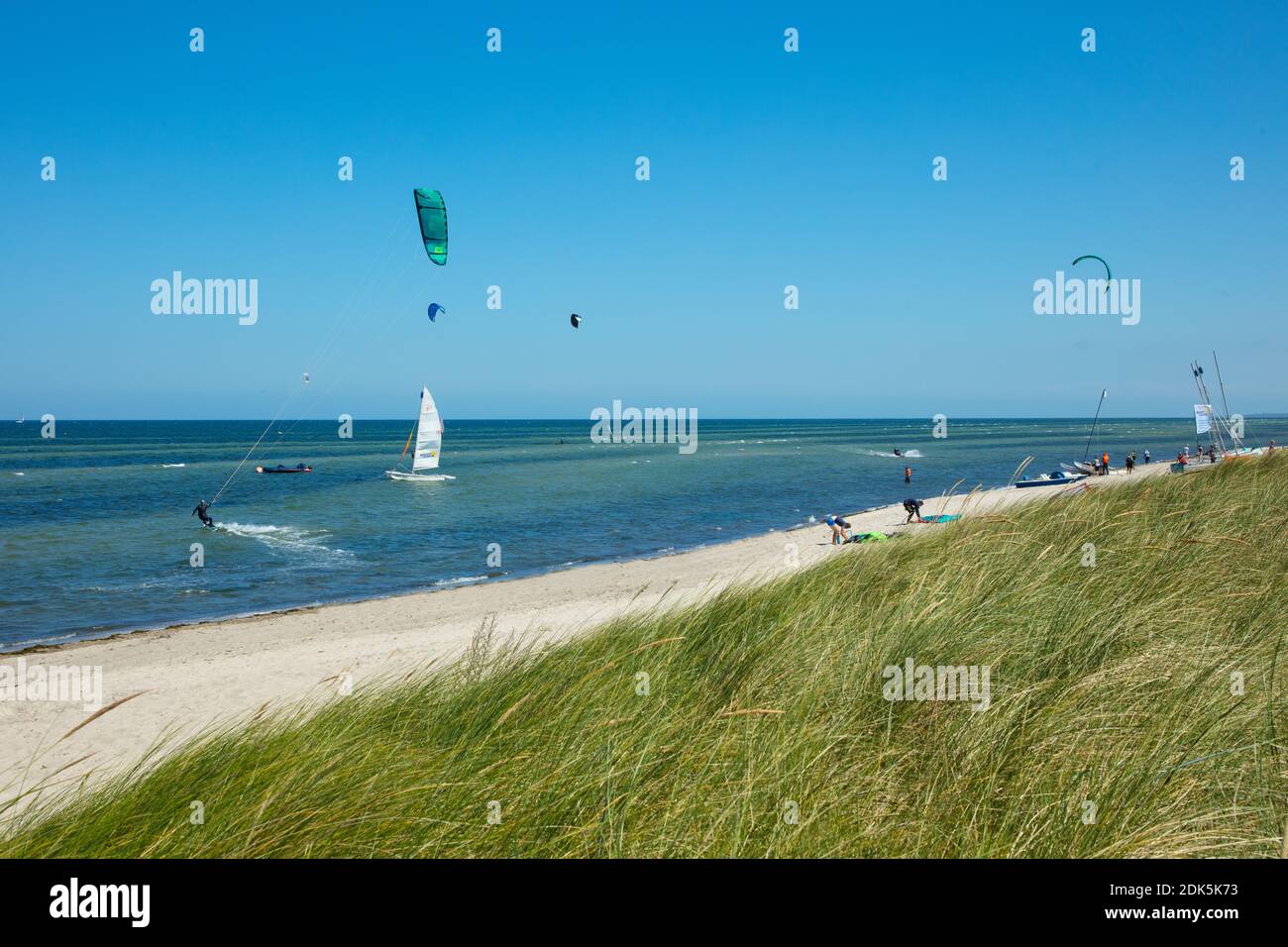 Germania, Meclemburgo-Pomerania occidentale, isola del Mar Baltico Poel, spiaggia di Timmendorf, spiaggia Foto Stock