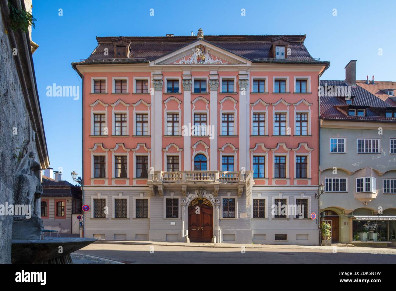Germania, Baviera, Allgäu, città di Memmingen, Hermannsbau> museo della  città, il Hermansbau è un palazzo barocco della città dei Signori di  Herman, nell'alta Svevia Memmingen in Baviera Foto stock - Alamy
