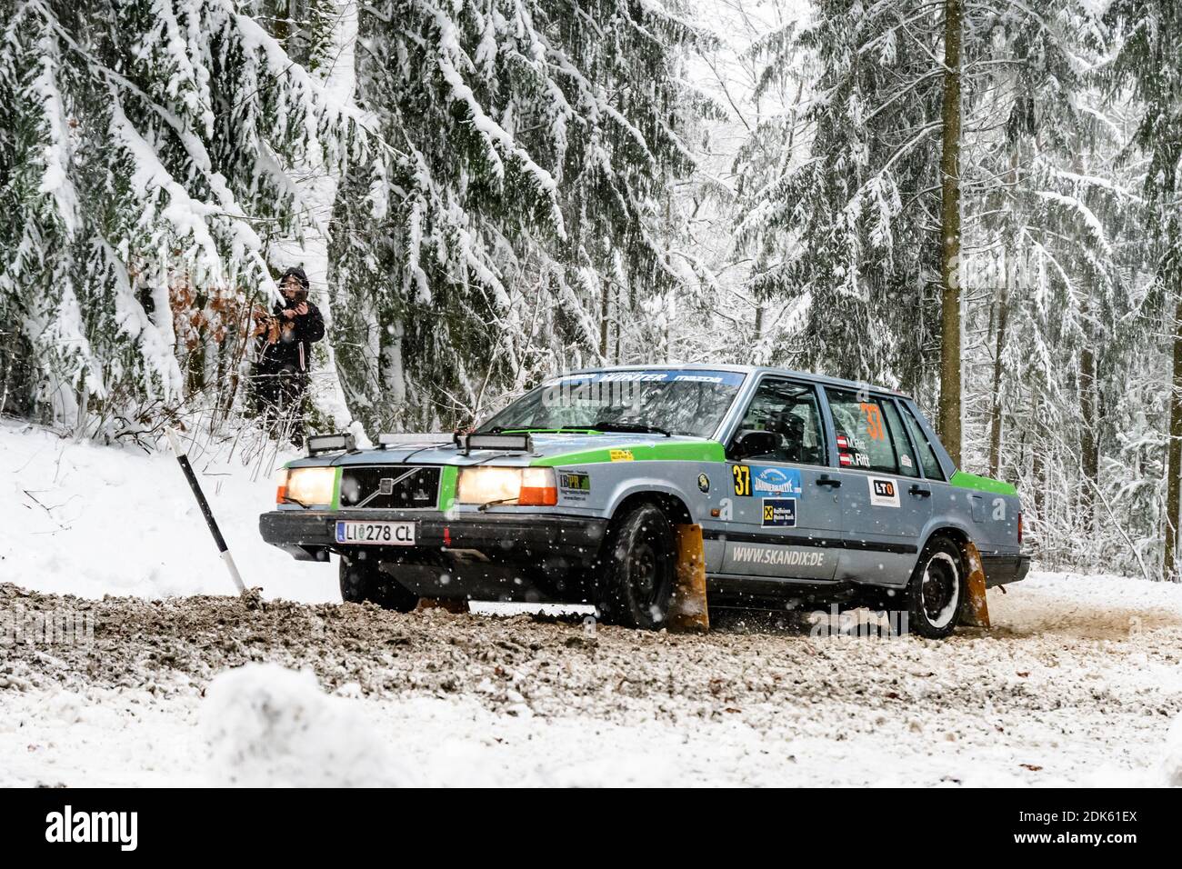 tragwein, austria, 05 jan 2019, jaenner rallye, volvo 740 GL Foto Stock