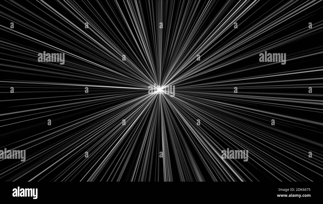 effetto luce immagine astratta del raggio laser flash a raffica a stella Foto Stock