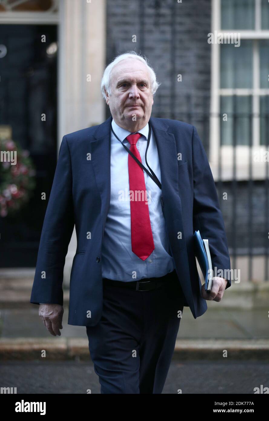 Il Consigliere strategico principale del primo Ministro Boris Johnson, Sir Edward Lister, arriva a Downing Street, Londra, prima dell'incontro settimanale del Governo presso l'ufficio degli Esteri e del Commonwealth (FCO). Foto Stock