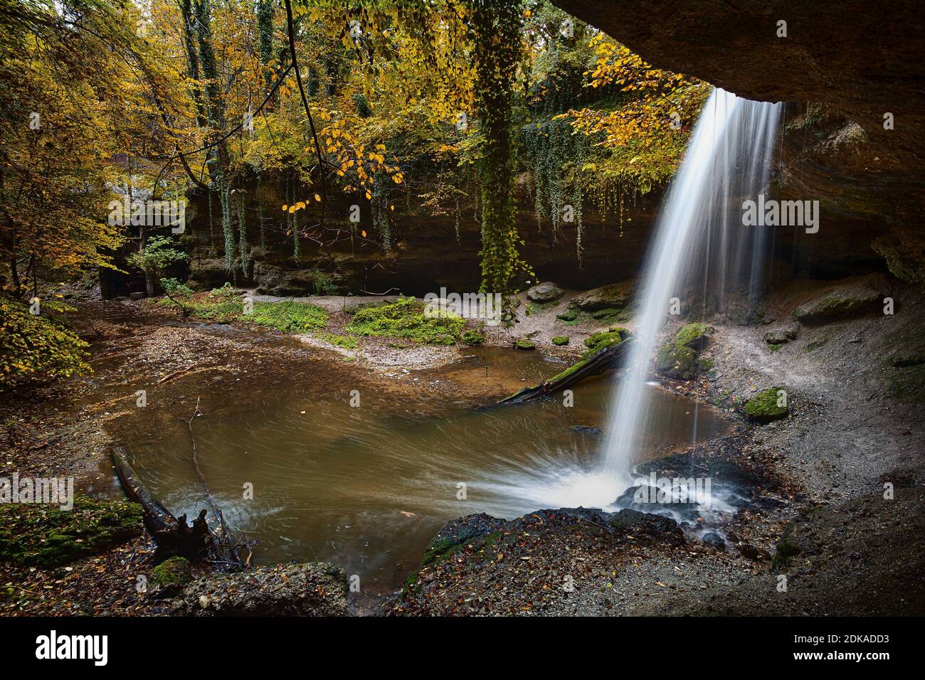 Kienbachfall im Herbst Foto Stock