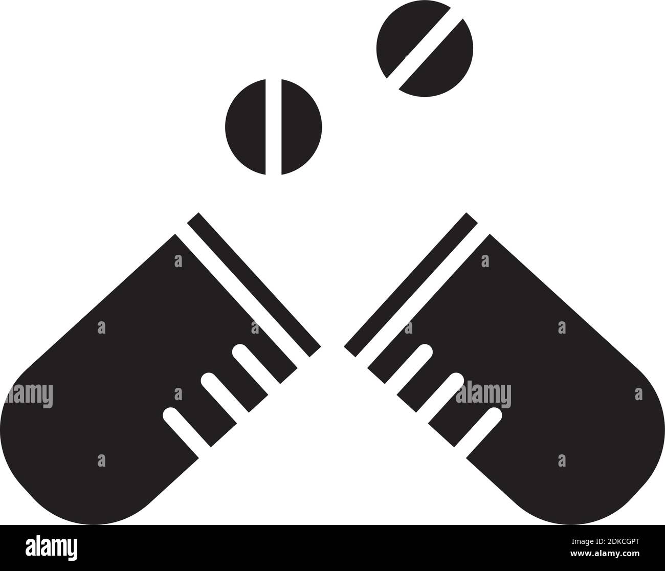 capsule e pillole farmaci silhouette stile icona disegno vettoriale illustrazione Illustrazione Vettoriale