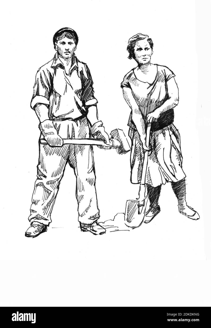 buona famiglia Foto Stock