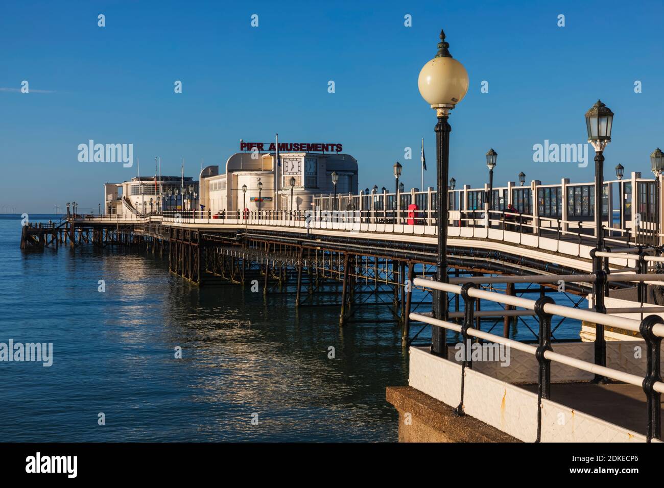 Inghilterra, West Sussex, Worthing, Worthing Pier Foto Stock