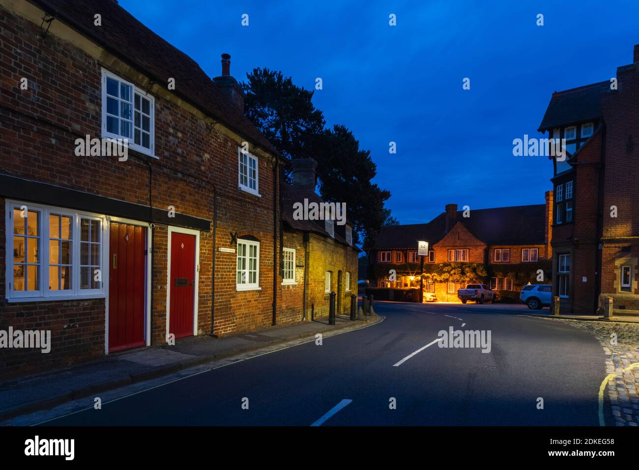 Inghilterra, Hampshire, New Forest, Beaulieu, Village Center Foto Stock