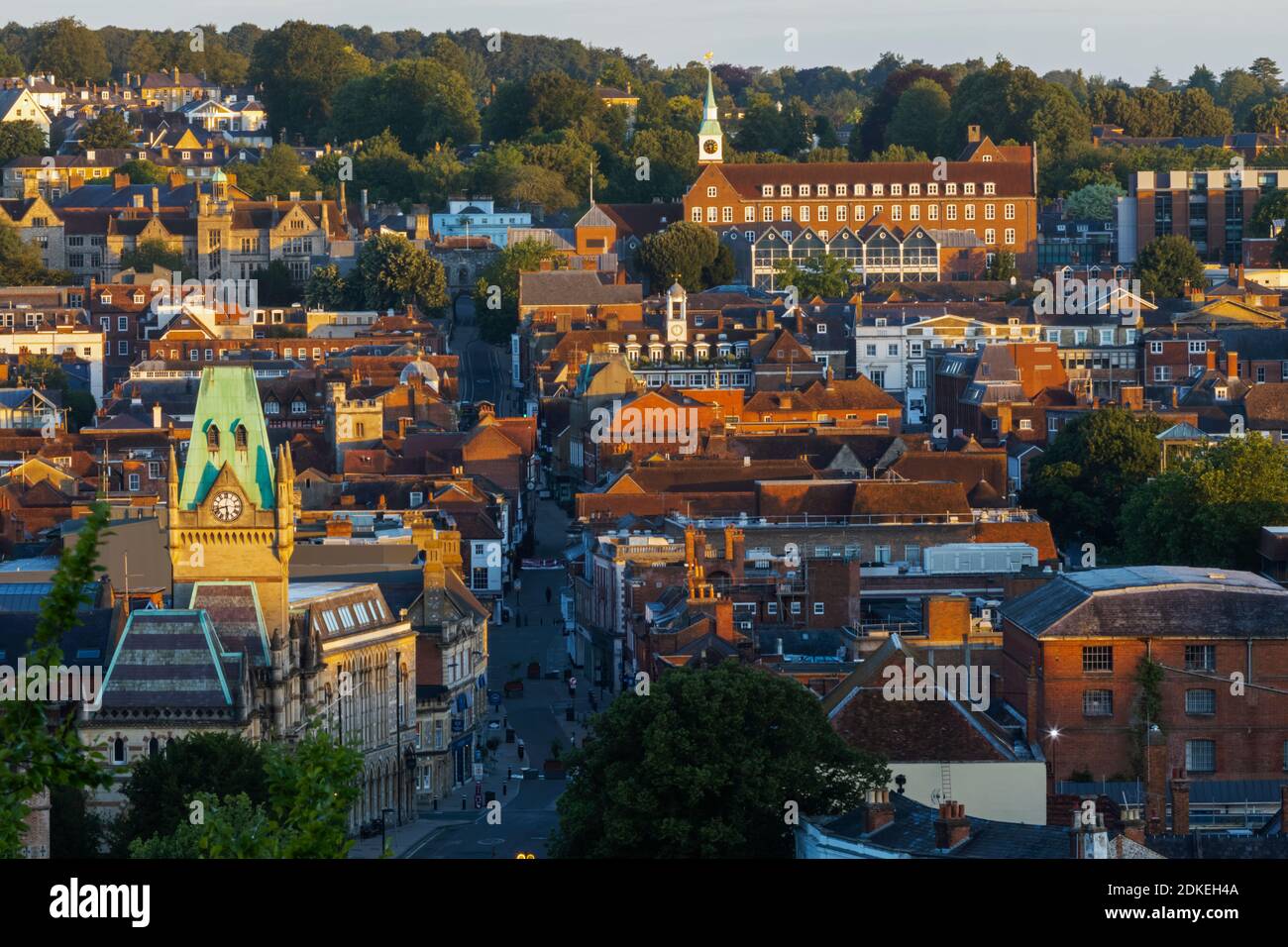 Inghilterra, Hampshire, Winchester, Centro Città Foto Stock