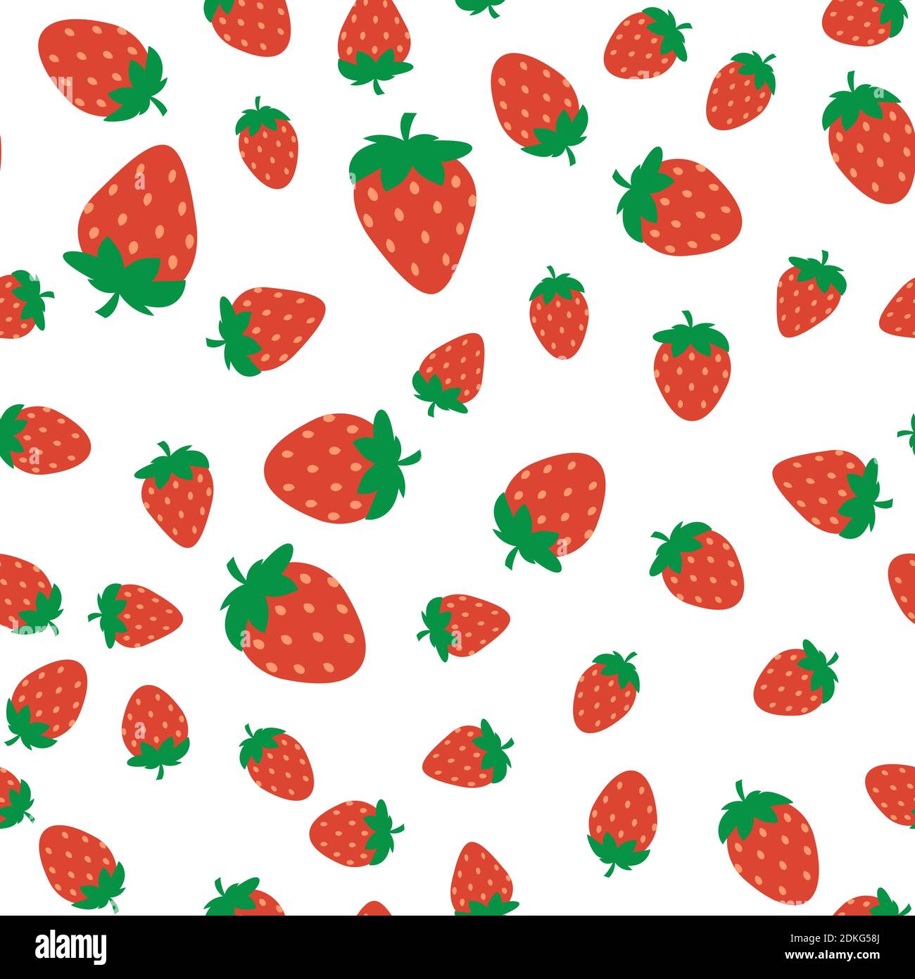 Motivo Strawberry senza cuciture per matrimoni, anniversari, compleanni e feste. Design per banner, poster, biglietti, inviti e scrapbook. Vettore Illustrati Illustrazione Vettoriale