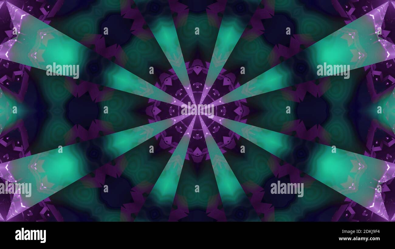 Astratto arte a forma di stella 3d illustrazione disegno sfondo grafica carta da parati Foto Stock