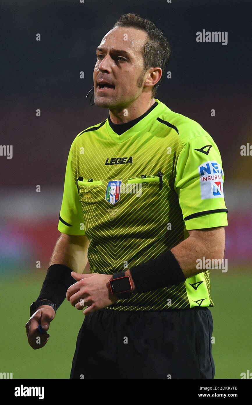 Benevento, Ita. 15 Dic 2020. Luca Pairetto Referee, Benevento / Lazio, Serie A, Football Credit: Agenzia indipendente di Foto/Alamy Live News Foto Stock