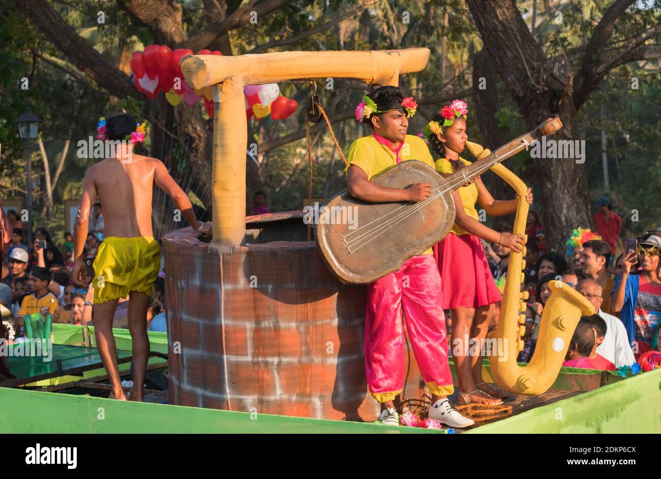 Goa Carnaval Margao Goa in India Foto Stock