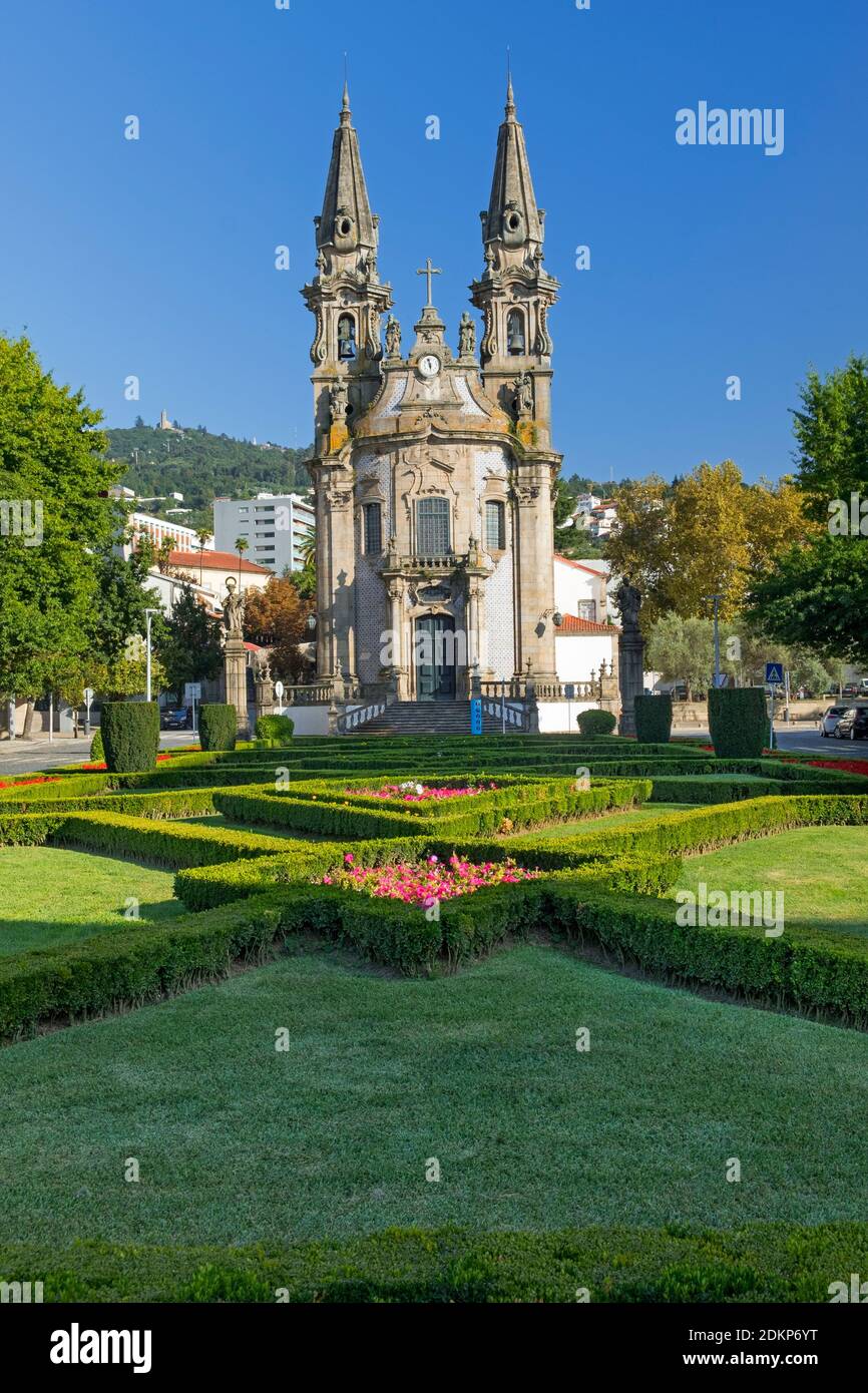 Igreja de Nossa Senhora da Consolação Guimarães Portogallo Foto Stock